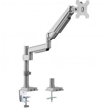 Soporte para Monitor Ergo Office ER-407G con Resorte de Gas, Altura Ajustable y Capacidad de Giro, 13-32 Pulgadas, VESA Universal