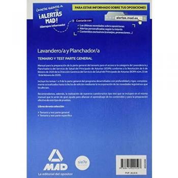 Lavandero/a y Planchador/a del Servicio de Salud del Principado de Asturias