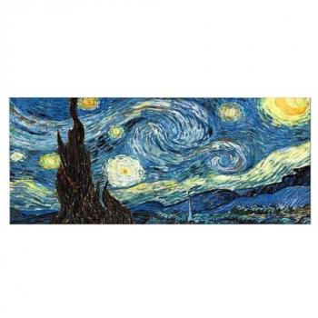 Impresión sobre Lienzo Noche Estrellada Multicolor 100x3x70 cm Poliéster Madera Epikasa
