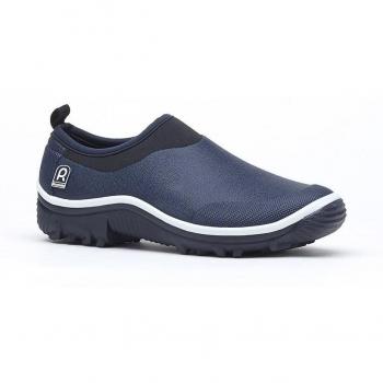 Rouchette Trial Unisex Garden Clogs - Navy Blue/White, Size 43 EU
