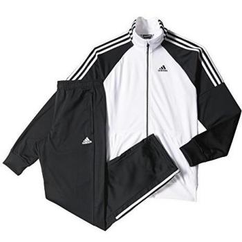 adidas TS Riberio - Chándal para hombre, color blanco / negro, talla 216