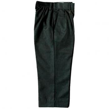 Childrens mitad elástica resistente para la escuela pantalones | estándar uniforme escolar pantalón negro gris oscuro Edad 13-14 32-38W x 30L