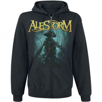 Alestorm No Grave But The Sea Sudadera capucha con cremallera Negro XXL