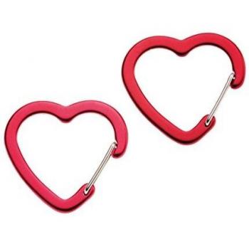 Karabina Edelrid Corazon Unisex, Color Fuego, Material Resistente