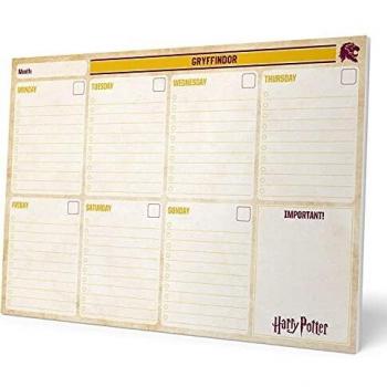 Planificador semanal A4 Harry Potter Gryffindor