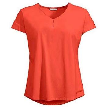 VAUDE Women's Skomer V-Neck T-Shirt, Mujer, Pink Canary, 40