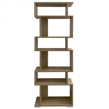 Estantería Moderna de Madera Escandinava Modus 60x20x160 cm - Práctica y de Fácil Limpieza