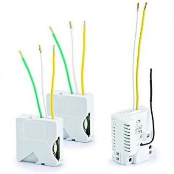 Kit Interruptor de Ida y Vuelta Inalámbrico Radio Delta Dore Tyxia 511 con Neutro (2 Emisores)
