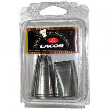 Lacor - 68998 - Set 6 Boquillas Variadas Inox.
