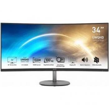 MSI Pro MP341CQ Monitor Curvo 34 UWQHD VA LCD 100Hz