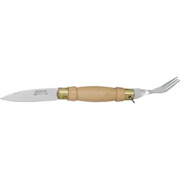 IMEX EL ZORRO 54060 Navaja con Tenedor INOX Hoja 6 Cms, Hombre, Marrón, 6 cm
