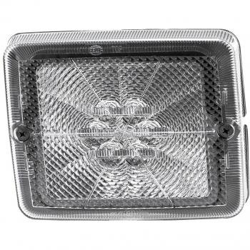 Piloto de marcha atrás LED Hella 2ZR 013 236-311 - 24V, montaje interno, fijación horizontal, cable de 100mm, con conector plano