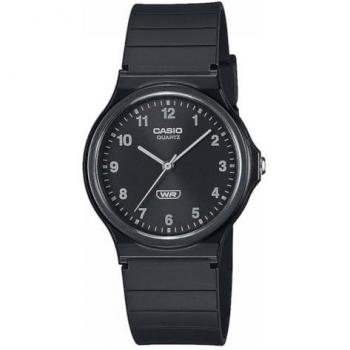 Reloj Casio MQ-24B-1BEF Unisex, Colección Atemporal, Color Negro, Correa y Caja de Resina