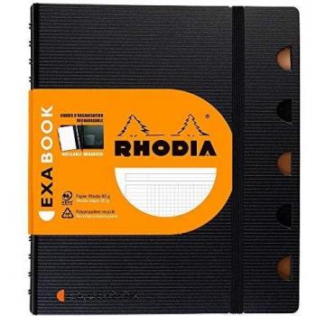 Rhodia Exabook A5+ Wirebound Organizer - 160 Pages, 5x5 Grid
