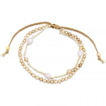 Pulsera Luxenter Athat de metal con acabado en Oro Amarillo de 18 Kts