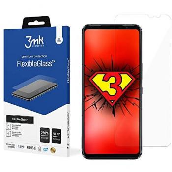 Vidrio Híbrido Flexible 3MK para Asus ROG Phone 5 5G y Oppo Reno 5 Pro 5G - Película Protectora Smartphone