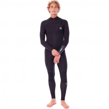 Billabong Revolution 4/3mm Chest Zip Steamer Wetsuit Black U44M05 Wetsuit Sizes - XLarge