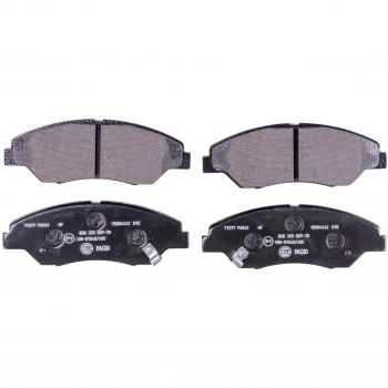 Juego de pastillas de freno HELLA con advertencia acústica para Kia Retona y Sportage - 4 piezas - 8DB 355 009-701