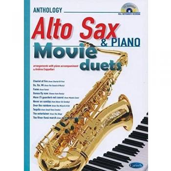 Antología de Dúos de Películas para Saxofón Alto y Piano - Cappellari, Andrea