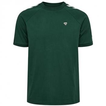 Camiseta Hummel Archive Loose de Manga Corta Unisex Verde L