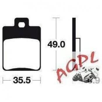 Peugeot 125 Tweet/rs-plaquettes de freno Arr Bendix MA224 - 382240