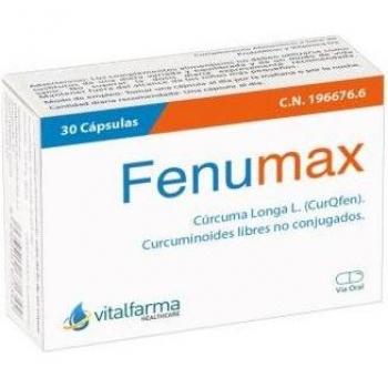 Vitalfarma Fenumax 30Cap - Complemento Alimenticio con Curqfen