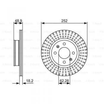 Bosch 0 986 479 770 Disco de freno