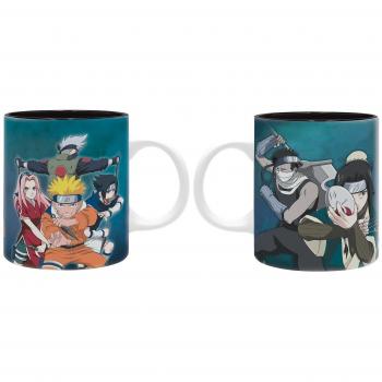 Taza de Cerámica Naruto Shippuden Equipo 7 vs Haku y Zabuza 320ml