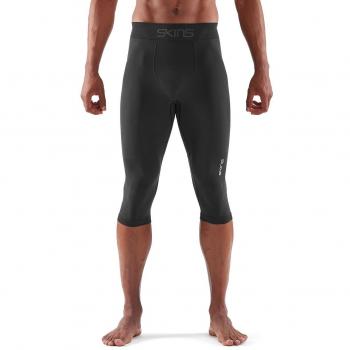 SKINS - Mallas para Hombre con Base DNAmic 3/4, Color Negro, Talla Grande