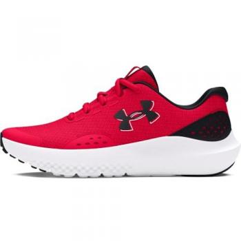 Zapatillas Running Under Armour BGS Surge 4 para niño, ligeras, color rojo/negro/negro