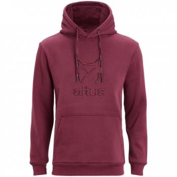 Sudadera con capucha Altus Karnac burdeos para hombre - S