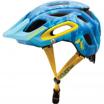 Seven M2 casco Mixta, color Bleu Camo Mat, tamaño Taille M-L