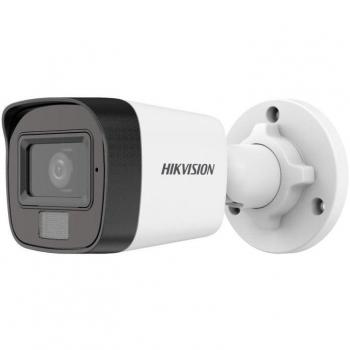 Cámara de Seguridad Hikvision TurboHD Tipo Bala 2MP con Visión Nocturna IR de 30m y Luz Blanca de 20m
