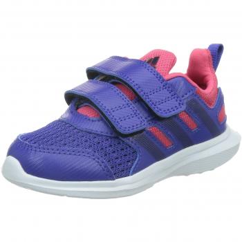 adidas Hyperfast 2.0 CF I - Zapatillas para niños, color azul / azul marino / rosa, talla 25