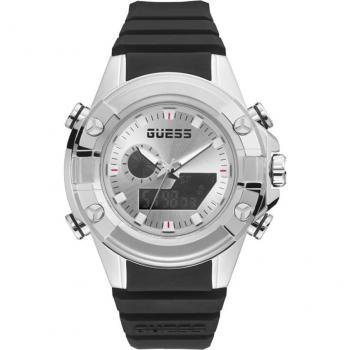 Guess - Reloj de hombre G force GW0341G1 de silicona y correa negra