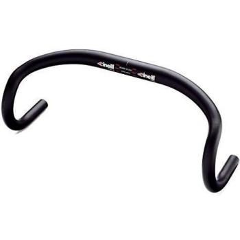 Cinelli Pista Aluminum Drop Handlebar 31.8mm, Black, 42cm