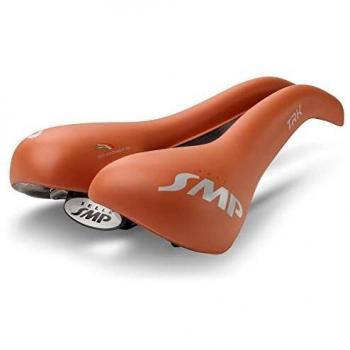Sillín Selle SMP TRK Medium Marrón con Imbottitura Elevata para Bicicletas Musculares y Eléctricas