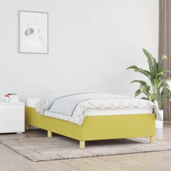 Estructura de cama verde 90x200 cm en tela