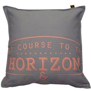 Overseas Almohada 45x45 cm algodón gris