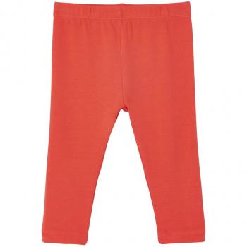 VERTBAUDET Lote de 2 leggings largos para bebé niña NARANJA FUERTE BICOLOR/MULTICO 9M