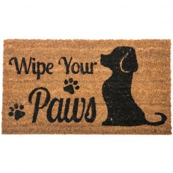 Wipe your Paws Dog Welcome Fibra de coco Felpudo