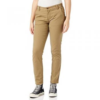 Carhartt Slim Fit Crawford Pantalones utilitarios de trabajo para mujer - Beige (44 45)