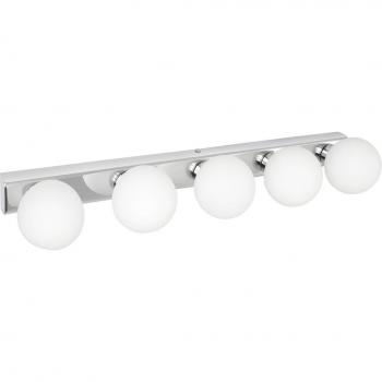 Aplique de baño con 5 bombillas Camerino, tipo: Aplique de baño, características: diseño estilo camerino, incluye 5 bombillas, ideal para iluminación en baños