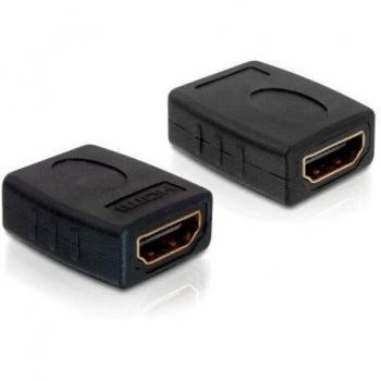 DeLOCK HDMI Adapter 19-p HDMI Negro - Adaptador para Cable