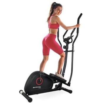 Bicicleta Elíptica ATLAS Mobiclinic con 8 Niveles de Resistencia, Pantalla LCD, Manillar Ergonómico y Pedales Antideslizantes, Soporta hasta 100