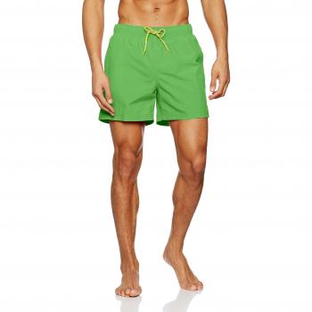 Tommy Hilfiger Solid Swim Trunk, Bañador para Hombre, Verde