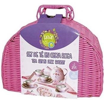 Tachan- Juego de te en cesta de picnic
