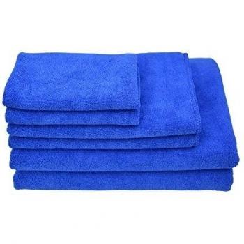 Hope Shine microfibra toalla XXL Toallas grande yogat 80 cm X150 Dunkelblau 80X150cm+40X80cm+40X40cm Set