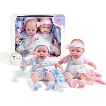 Muñecos bebé niño y niña con ropita y accesorios Hermanitos El Corte Inglés