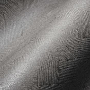 Papel Tapiz Vliestapete VILLA Geométrico, Diseño Gráfico, 3D, 0.53 x 10.05 m, Color Gris